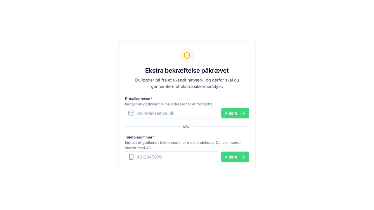 Firewall og sikker adgang i NemBestil POS