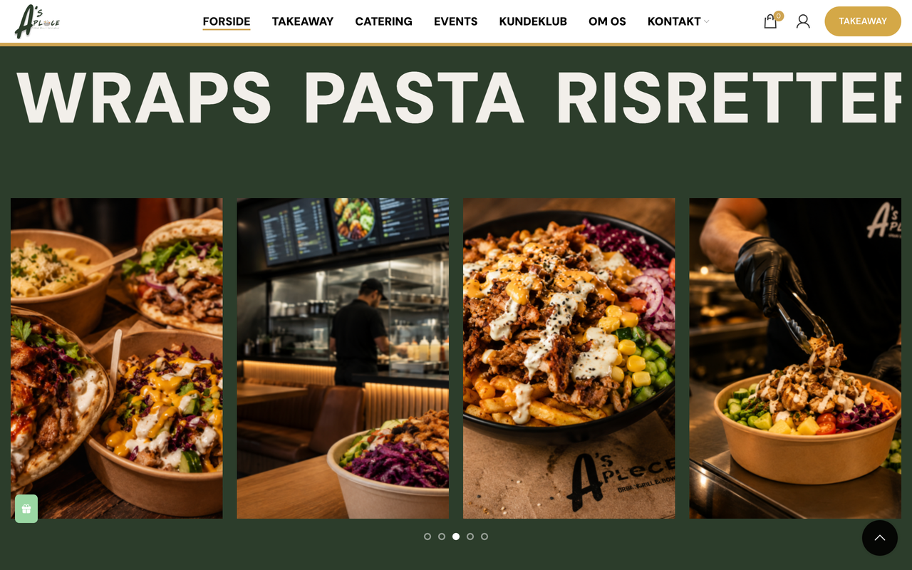 A-Place responsive hjemmeside